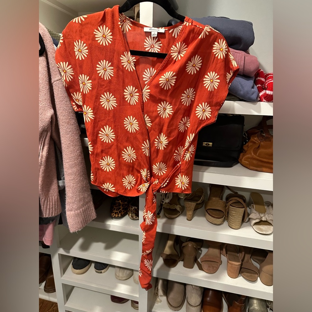 Flower wrap top MADEWELL SZ SM